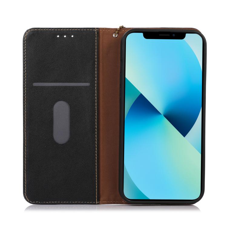 For iPhone 17 KHAZNEH Nappa Top Layer Cowhide Leather Phone Case(Black) - free shipping - PMc TechLife - Order now!