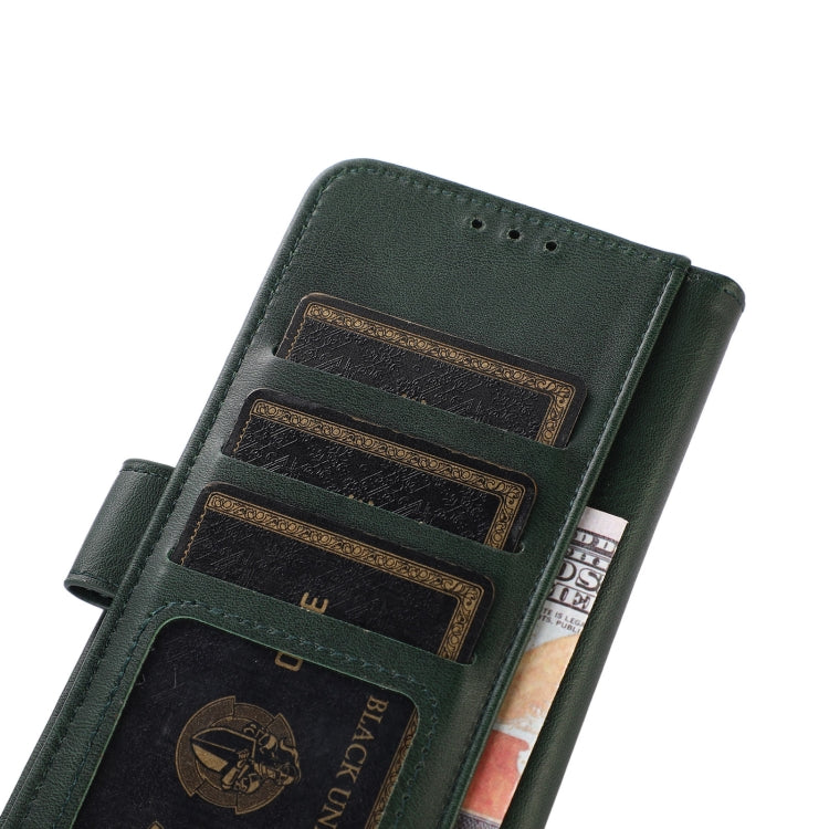 For iPhone 16 Pro Max Cow Texture Leather Phone Case(Green) - iPhone 16 Pro Max Cases by PMC TechLife | Online Shopping South Africa | PMC TechLife | Buy Now Pay Later Mobicred