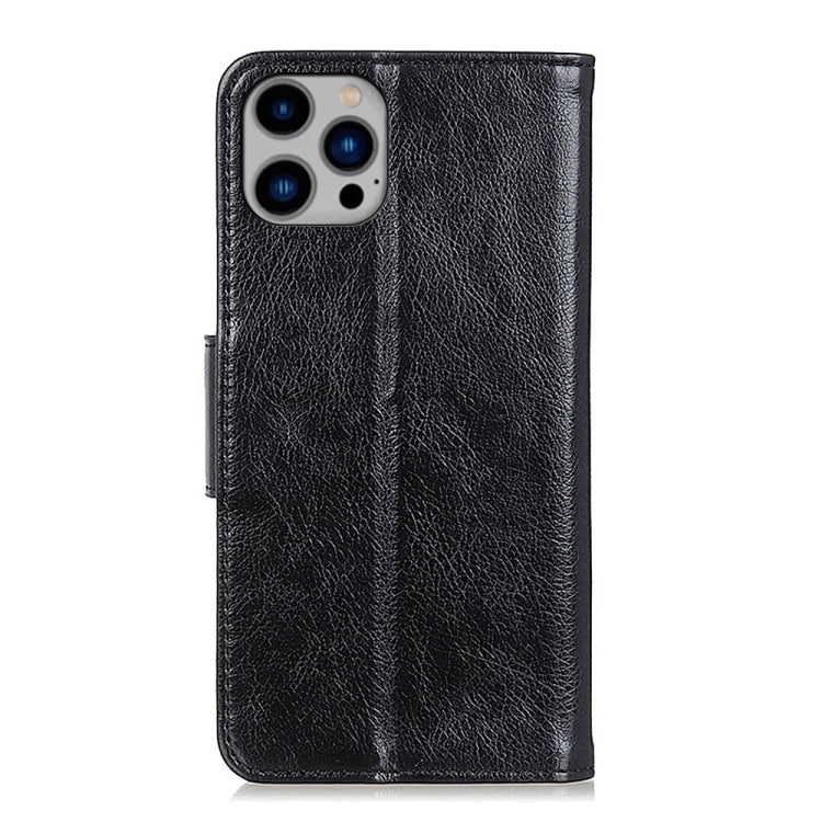 For iPhone 16 Pro Nappa Texture Leather Case(Black) - iPhone 16 Pro Cases by PMC TechLife | Online Shopping South Africa | PMC TechLife | Buy Now Pay Later Mobicred
