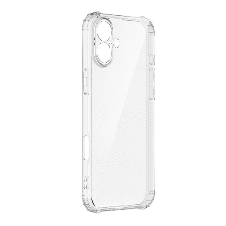 For iPhone 16 Plus Four-Corner Shockproof Clear TPU Phone Case(Transparent) - iPhone 16 Plus Cases by PMC TechLife | Online Shopping South Africa | PMC TechLife | Buy Now Pay Later Mobicred