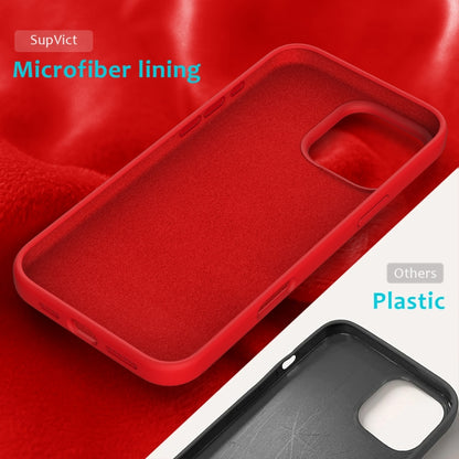 For iPhone 16 Pro Max Solid Color Silicone Phone Case(Red) - More iPhone Cases by PMC Jewellery | Online Shopping South Africa | PMC Jewellery | Buy Now Pay Later Mobicred