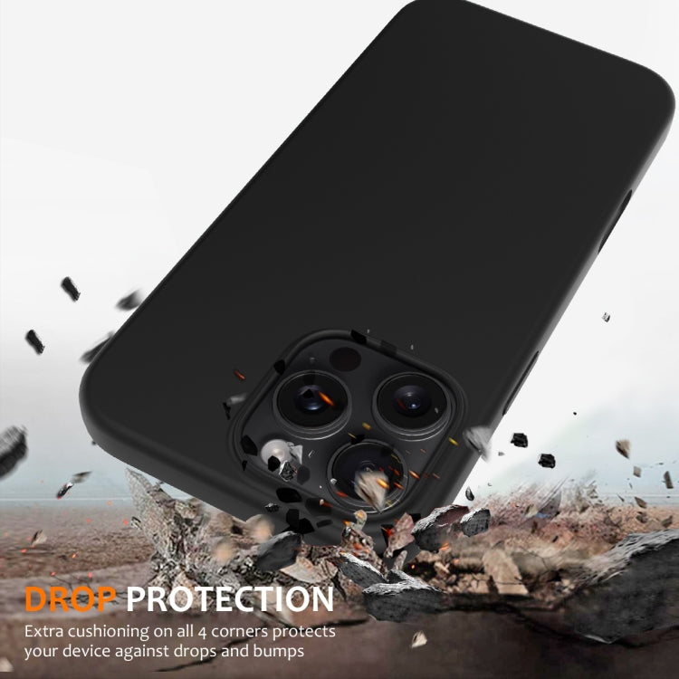 For iPhone 16 Pro Shockproof Silicone Magsafe Phone Case(Black) - iPhone 16 Pro Cases by PMC TechLife | Online Shopping South Africa | PMC TechLife | Buy Now Pay Later Mobicred