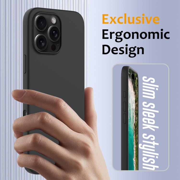For iPhone 16 Pro Shockproof Silicone Magsafe Phone Case(Black) - iPhone 16 Pro Cases by PMC TechLife | Online Shopping South Africa | PMC TechLife | Buy Now Pay Later Mobicred