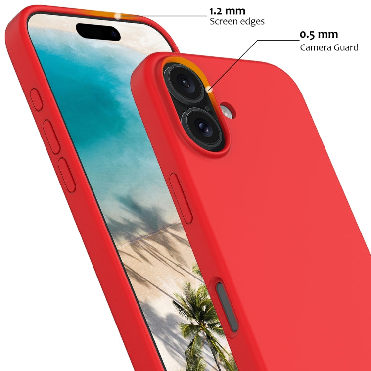 For iPhone 16 Plus Shockproof Silicone Magsafe Phone Case(Red) - iPhone 16 Plus Cases by PMC Jewellery | Online Shopping South Africa | PMC Jewellery | Buy Now Pay Later Mobicred