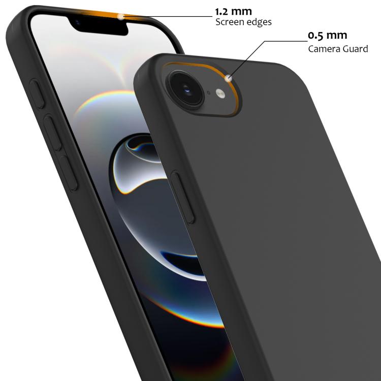 For iPhone 16e Shockproof Silicone Magsafe Phone Case(Black) - free shipping - PMC TechLife - Order now!