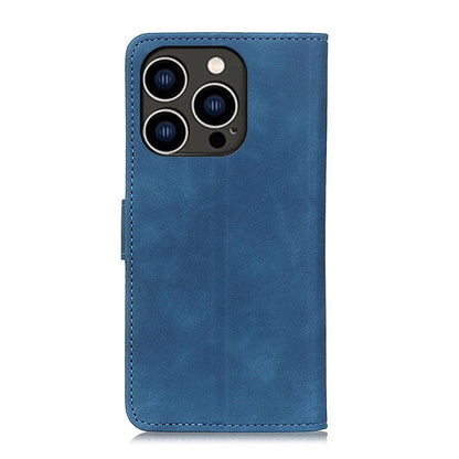 For iPhone 16 Pro KHAZNEH Retro Texture Leather Phone Case(Blue) - iPhone 16 Pro Cases by PMC Jewellery | Online Shopping South Africa | PMC Jewellery | Buy Now Pay Later Mobicred