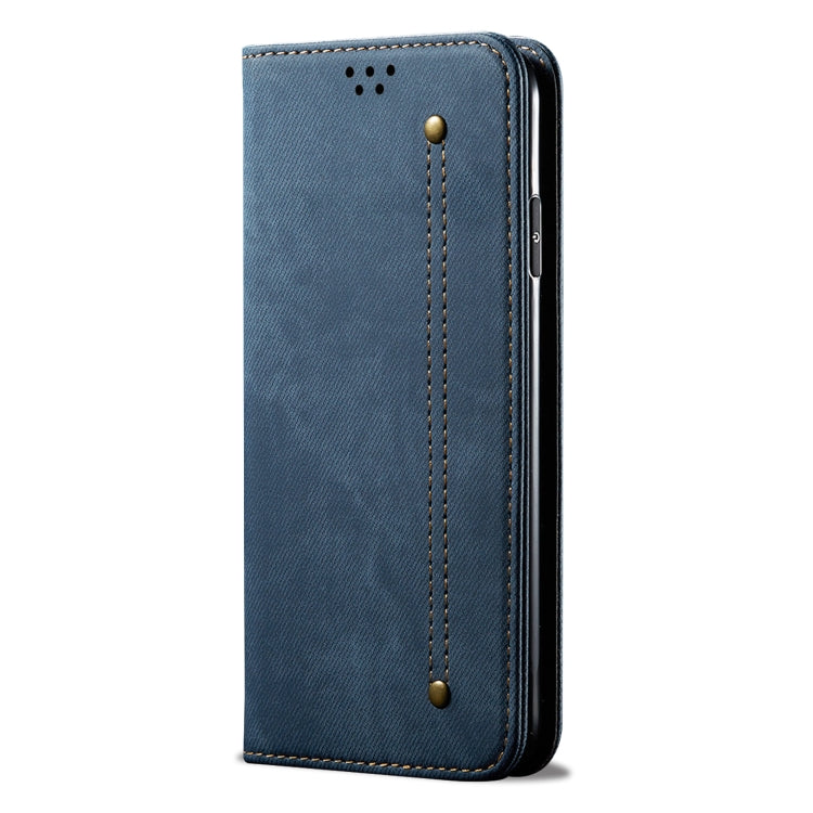 For Honor 90 Denim Texture Flip Leather Phone Case(Blue) - Honor Cases by PMC TechLife | Online Shopping South Africa | PMC TechLife | Buy Now Pay Later Mobicred