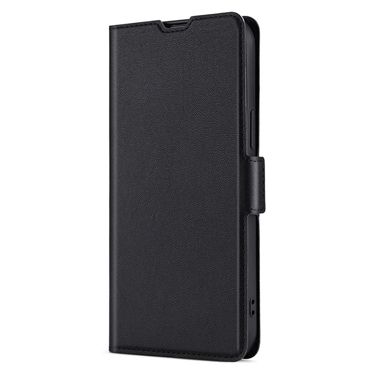 For Infinix Note 40 Pro 4G Ultra-thin Voltage Side Buckle Horizontal Flip Leather Phone Case(Black) - Infinix Cases by PMC Jewellery | Online Shopping South Africa | PMC Jewellery | Buy Now Pay Later Mobicred