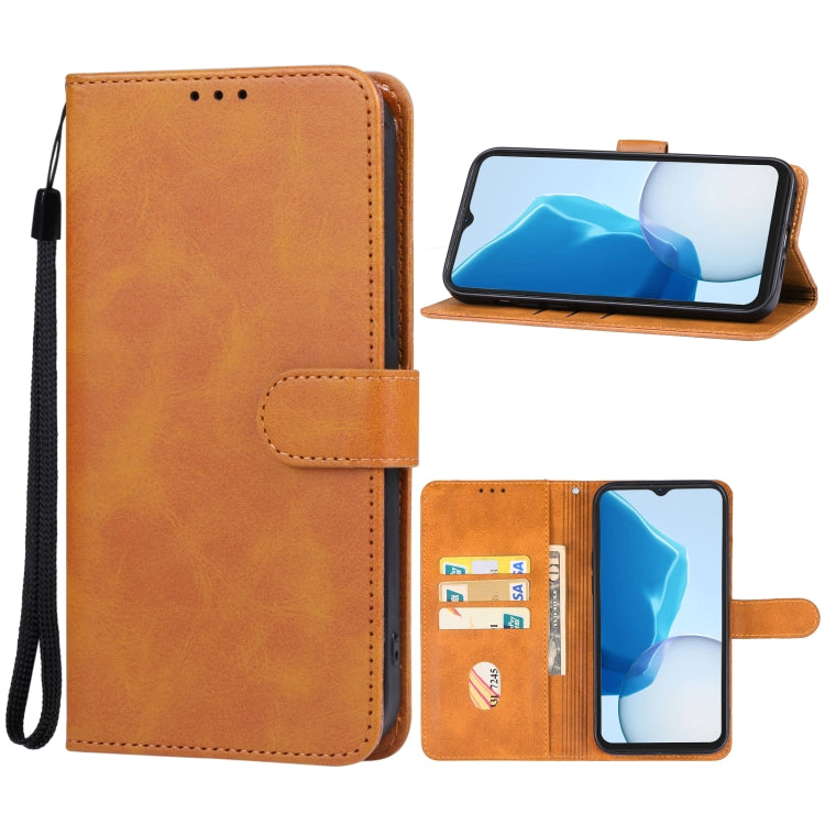 For DOOGEE N55 Leather Phone Case(Brown) - Doogee Cases by PMC Jewellery | Online Shopping South Africa | PMC Jewellery | Buy Now Pay Later Mobicred