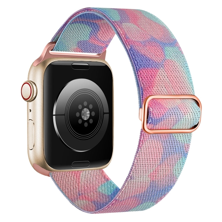 For Apple Watch 7 41mm Painted Pattern Nylon Replacement Watch Band(Water Fluid) - free shipping - PMc TechLife - Order now!