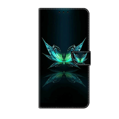 For Huawei P30 Lite Crystal 3D Shockproof Protective Leather Phone Case(Reflection Dutterfly) - Huawei Cases by PMC Jewellery | Online Shopping South Africa | PMC Jewellery | Buy Now Pay Later Mobicred