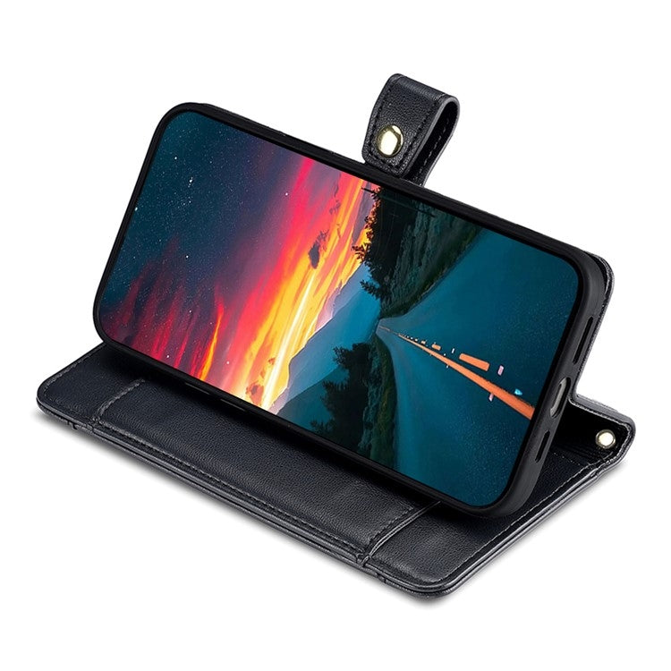 For Sharp Aquos R9 Sheep Texture Cross-body Zipper Wallet Leather Phone Case(Black) - More Brand by PMC TechLife | Online Shopping South Africa | PMC TechLife | Buy Now Pay Later Mobicred