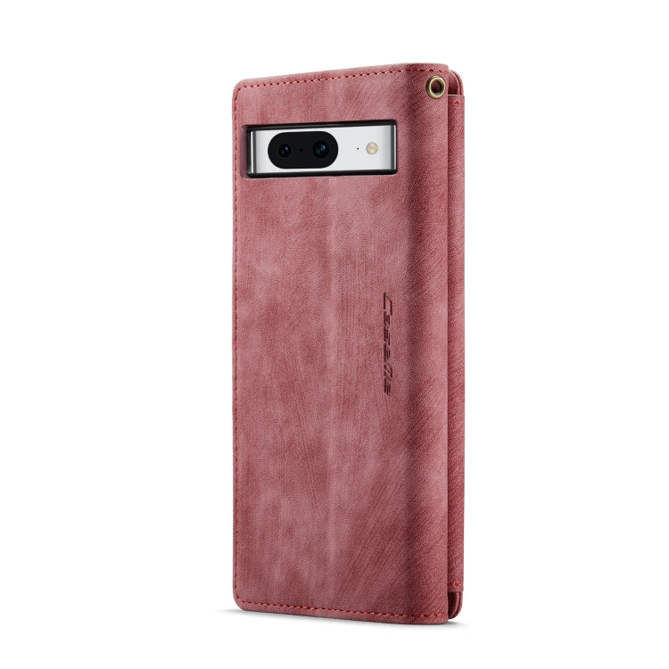 For Google Pixel 8 CaseMe C30 Multifunctional Leather Phone Case(Red) - Google Cases by CaseMe | Online Shopping South Africa | PMC Jewellery | Buy Now Pay Later Mobicred