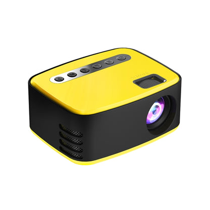 T20 320x240 400 Lumens Basic Version Portable Home Theater LED HD Digital Projector, Plug Type:AU Plug(Yellow) - LED Projector by PMC Jewellery | Online Shopping South Africa | PMC Jewellery | Buy Now Pay Later Mobicred