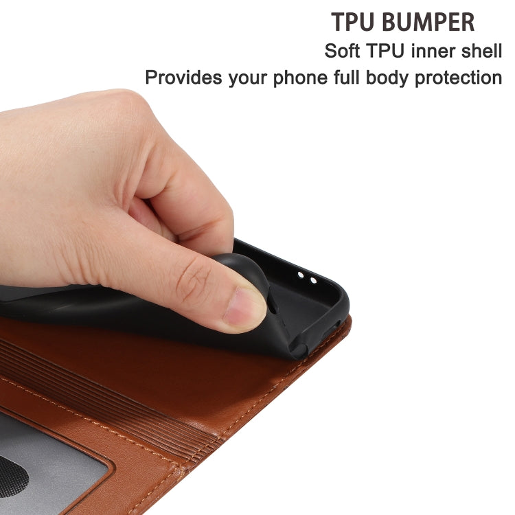 For iPhone 16 Pro Cat Embossing Pattern Leather Phone Case with Lanyard(Brown) - iPhone 16 Pro Cases by PMC TechLife | Online Shopping South Africa | PMC TechLife | Buy Now Pay Later Mobicred