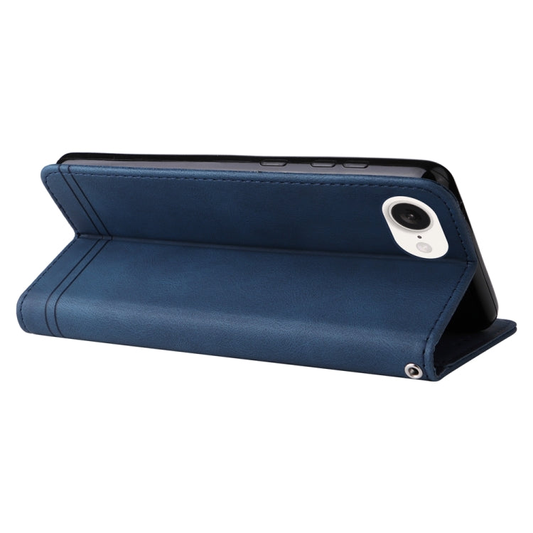 For iPhone 16e Skin Feel Life Tree Leather Phone Case(Blue) - iPhone 16e Cases by PMC TechLife | Online Shopping South Africa | PMC TechLife | Buy Now Pay Later Mobicred
