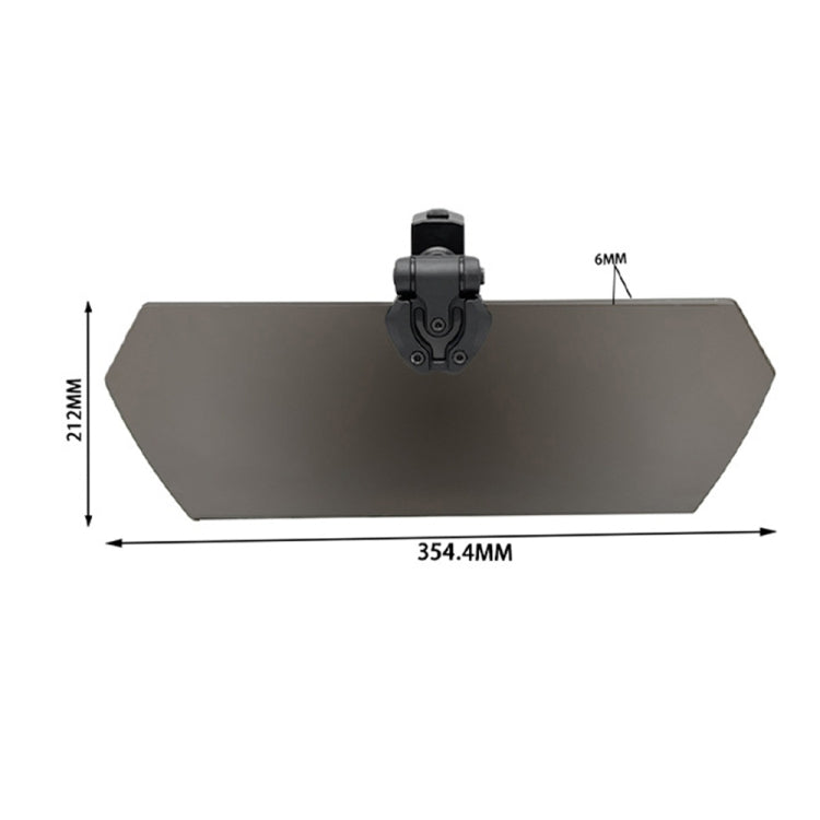 SF-1022 Universal Round Tube 1.5-2 Inch UTV Sun Visor Sunshade - Interior Mirrors by PMC Jewellery | Online Shopping South Africa | PMC Jewellery