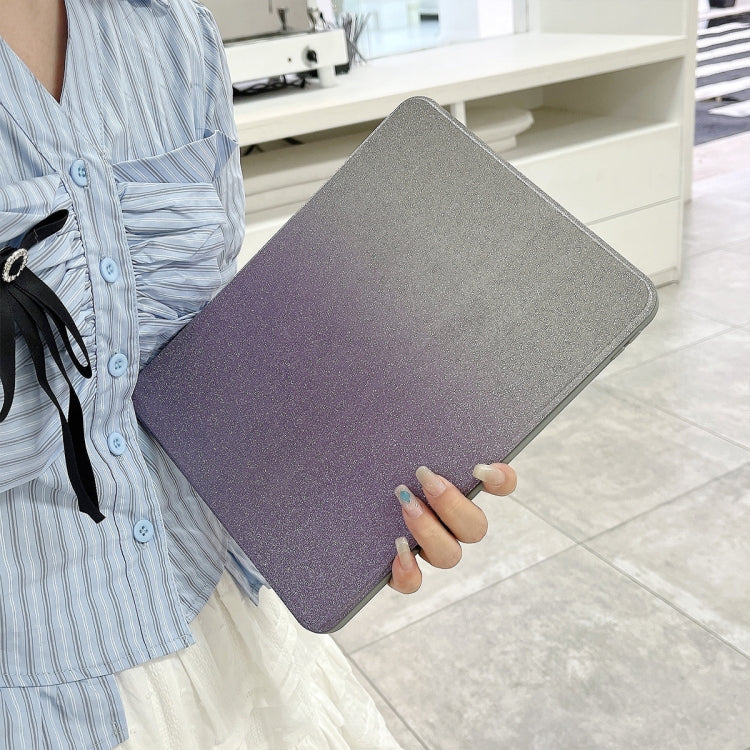 For iPad Air 11 2024 / iPad Pro 11 Gradient Glitter Magnetic Split Leather Tablet Case(Purple) - iPad Pro 11 (2022/2021) Cases by PMC Jewellery | Online Shopping South Africa | PMC Jewellery | Buy Now Pay Later Mobicred