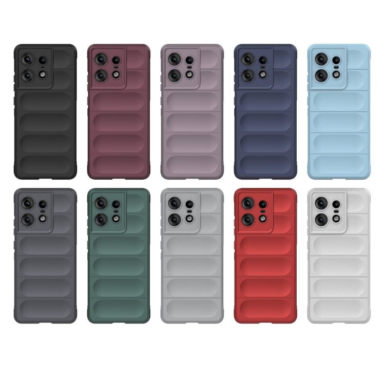 For Motorola Edge 50 Pro 5G Global Magic Shield TPU + Flannel Phone Case(Red) - free shipping - PMC TechLife - Order now!