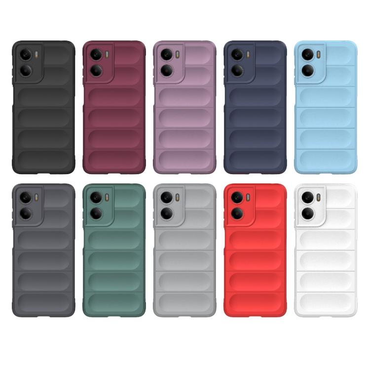 For Motorola Moto G05 4G / E15 Magic Shield TPU + Flannel Phone Case(Grey) - free shipping - PMC TechLife - Order now!