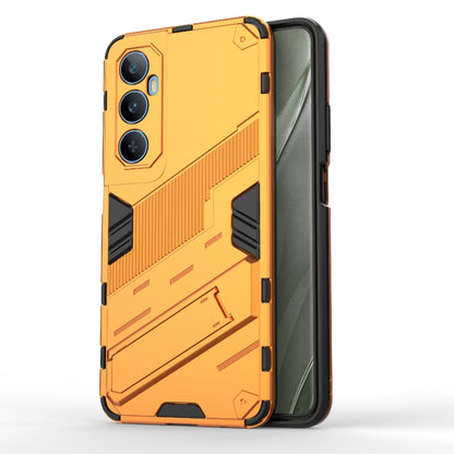 For Realme C65 4G Global Punk Armor 2 in 1 PC + TPU Phone Case with Holder(Orange) - Realme Cases by PMC Jewellery | Online Shopping South Africa | PMC Jewellery | Buy Now Pay Later Mobicred