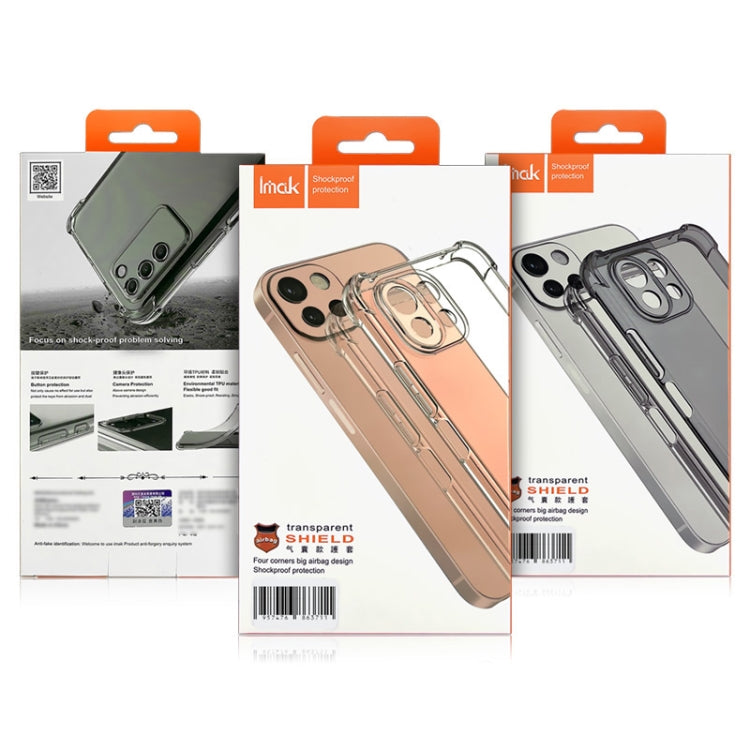 For iPhone 15 Pro Max imak Shockproof Airbag TPU Phone Case(Transparent) - iPhone 15 Pro Max Cases by imak | Online Shopping South Africa | PMC Jewellery | Buy Now Pay Later Mobicred