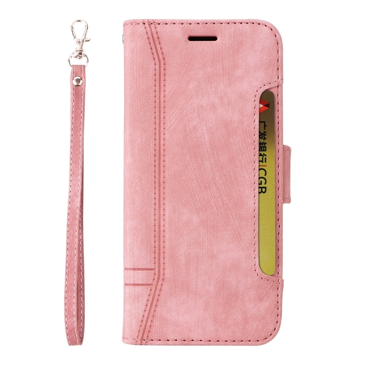 For OPPO Reno11 Pro 5G Global BETOPNICE Dual-side Buckle Leather Phone Case(Pink) - Reno11 Pro Cases by BETOPNICE | Online Shopping South Africa | PMC Jewellery | Buy Now Pay Later Mobicred