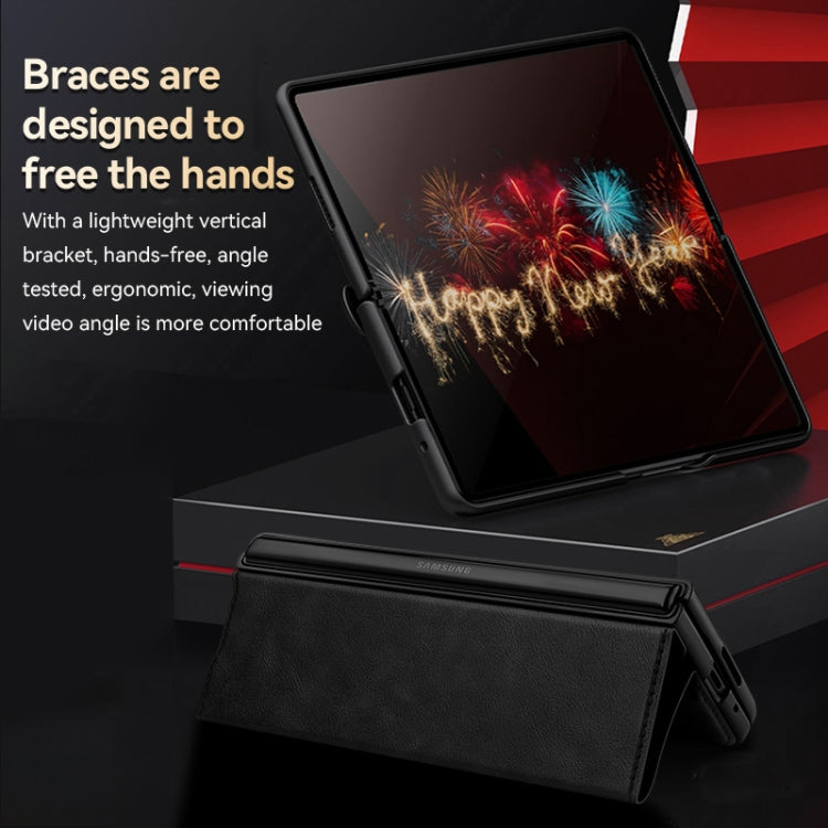 For Honor Magic V SULADA All-inclusive Magnetic Snap Flip Leather Phone Case(Brown) - free shipping - PMC TechLife - Order now!