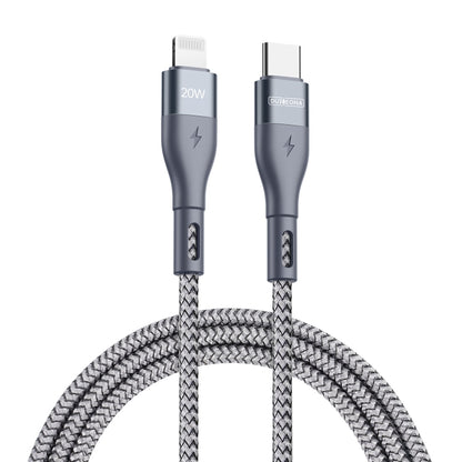 DUZZONA A1 PD 20W Type-C to 8 Pin Fast Charging Data Cable, Length:2m(Grey) - 2 in 1 Cable by DUZZONA | Online Shopping South Africa | PMC Jewellery | Buy Now Pay Later Mobicred