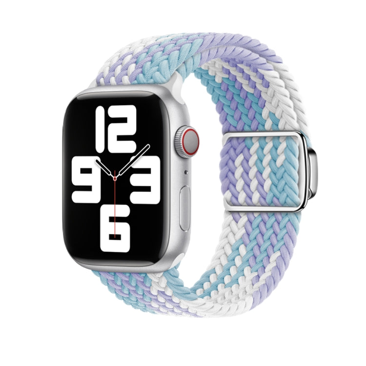 For Apple Watch Ultra 49mm Nylon Loop Magnetic Buckle Watch Band(Violets) - Watch Bands by PMC Jewellery | Online Shopping South Africa | PMC Jewellery | Buy Now Pay Later Mobicred