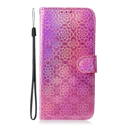 For Motorola Edge 50 Pro Colorful Magnetic Buckle Leather Phone Case(Pink) - Motorola Cases by PMC Jewellery | Online Shopping South Africa | PMC Jewellery | Buy Now Pay Later Mobicred