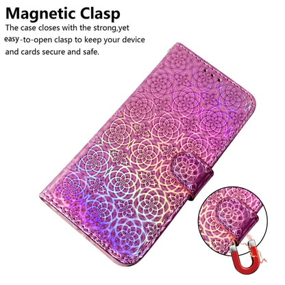 For Motorola Edge 50 Pro Colorful Magnetic Buckle Leather Phone Case(Pink) - Motorola Cases by PMC Jewellery | Online Shopping South Africa | PMC Jewellery | Buy Now Pay Later Mobicred