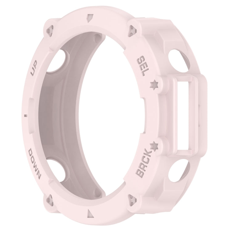 For Amazfit T-Rex Ultra Armor Hollow Watch Protective Case(Light Pink) - Watch Cases by PMC Jewellery | Online Shopping South Africa | PMC Jewellery | Buy Now Pay Later Mobicred