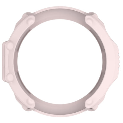 For Amazfit T-Rex Ultra Armor Hollow Watch Protective Case(Light Pink) - Watch Cases by PMC Jewellery | Online Shopping South Africa | PMC Jewellery | Buy Now Pay Later Mobicred