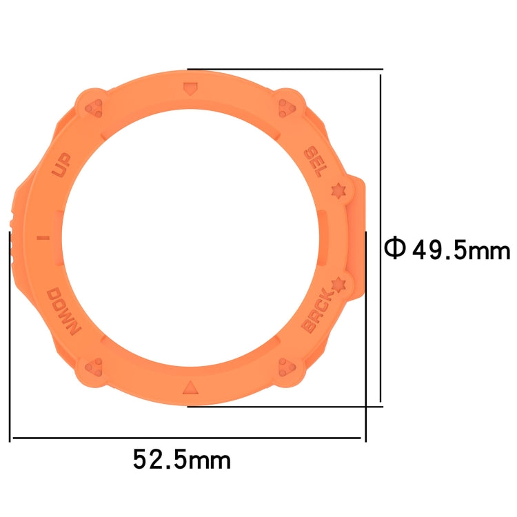 For Amazfit T-Rex Ultra Armor Hollow Watch Protective Case(Orange) - Watch Cases by PMC TechLife | Online Shopping South Africa | PMC TechLife