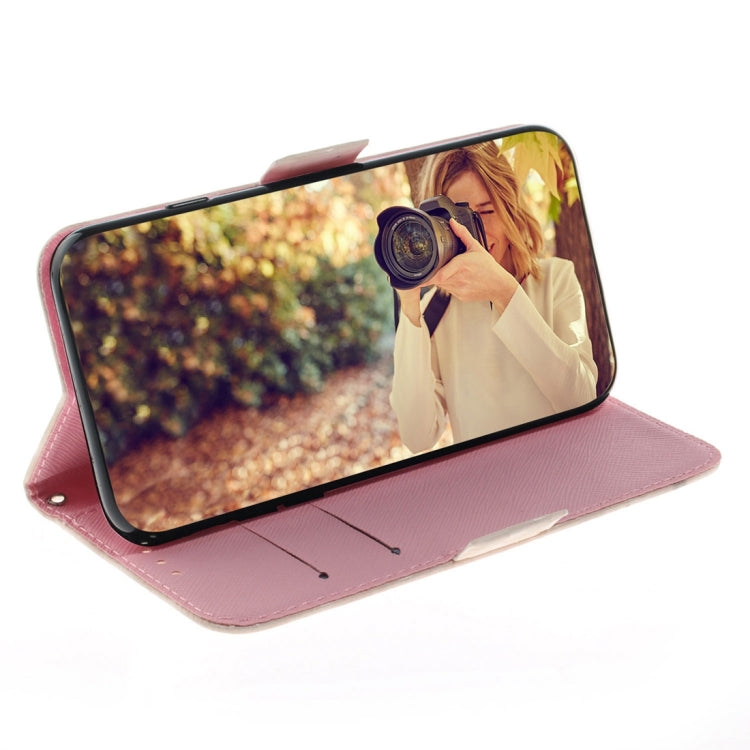 For Motorola Edge 2024 3D Colored Flip Leather Phone Case(Black White Cat) - Motorola Cases by PMC Jewellery | Online Shopping South Africa | PMC Jewellery | Buy Now Pay Later Mobicred