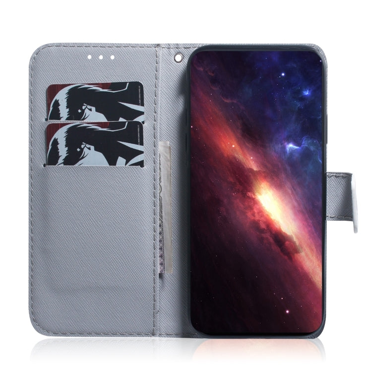 For iPhone 16 Pro Coloured Drawing Flip Leather Phone Case(Apricot) - iPhone 16 Pro Cases by PMC TechLife | Online Shopping South Africa | PMC TechLife | Buy Now Pay Later Mobicred