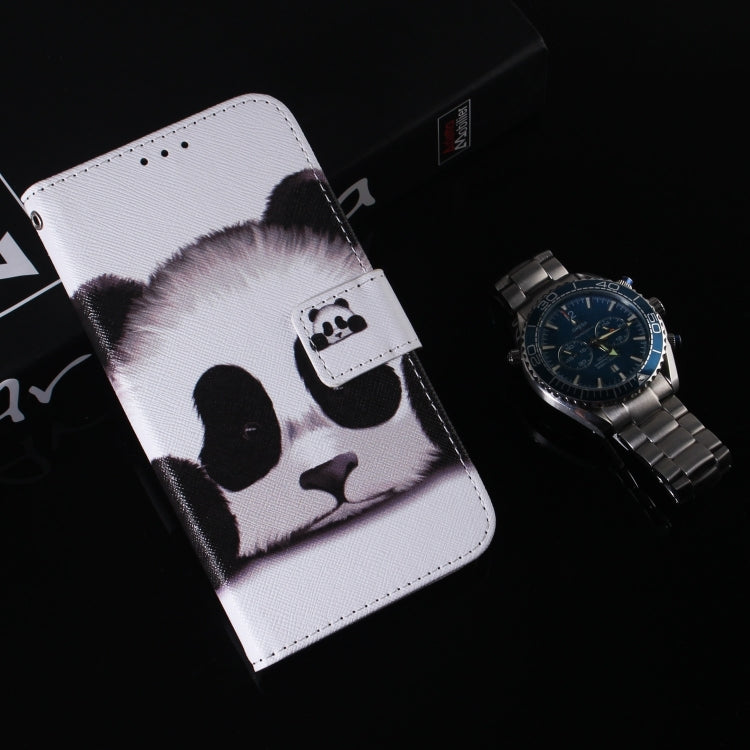 For iPhone 16 Pro Coloured Drawing Flip Leather Phone Case(Panda) - iPhone 16 Pro Cases by PMC Jewellery | Online Shopping South Africa | PMC Jewellery | Buy Now Pay Later Mobicred