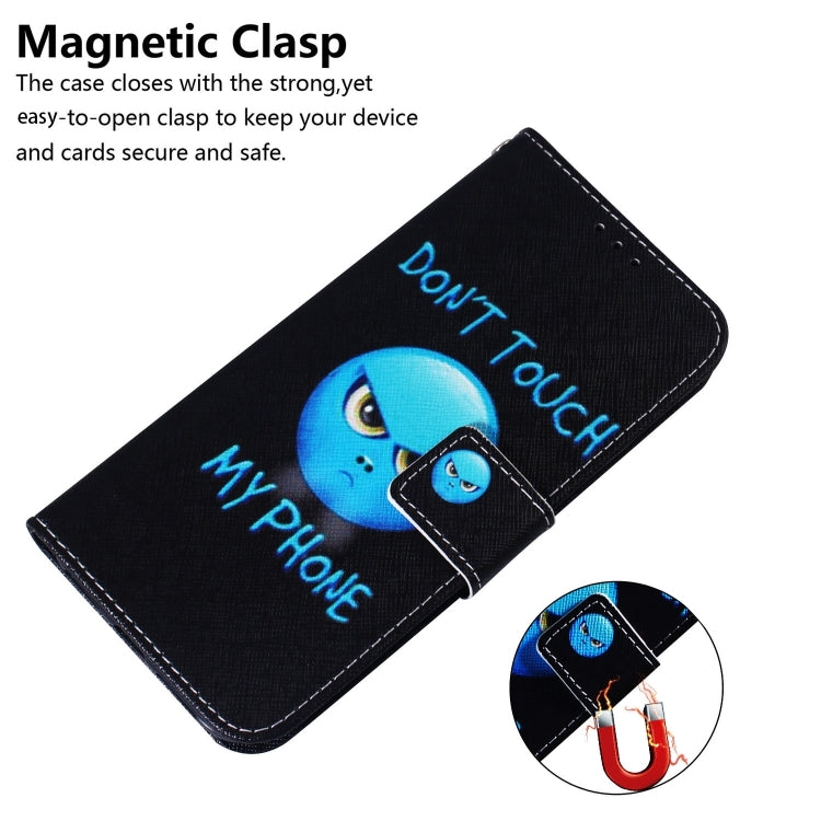 For iPhone 16 Pro Coloured Drawing Flip Leather Phone Case(Anger) - iPhone 16 Pro Cases by PMC TechLife | Online Shopping South Africa | PMC TechLife | Buy Now Pay Later Mobicred