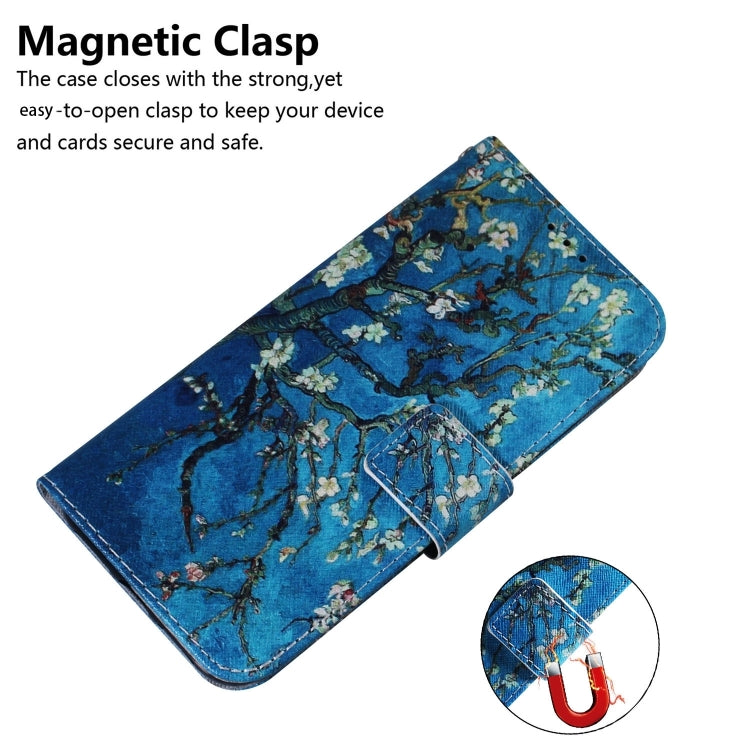 For iPhone 16 Plus Coloured Drawing Flip Leather Phone Case(Apricot) - iPhone 16 Plus Cases by PMC TechLife | Online Shopping South Africa | PMC TechLife | Buy Now Pay Later Mobicred