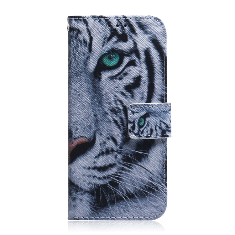 For Xiaomi Redmi K70E / Poco X6 Pro Coloured Drawing Flip Leather Phone Case(Tiger) - K70E Cases by PMC Jewellery | Online Shopping South Africa | PMC Jewellery | Buy Now Pay Later Mobicred