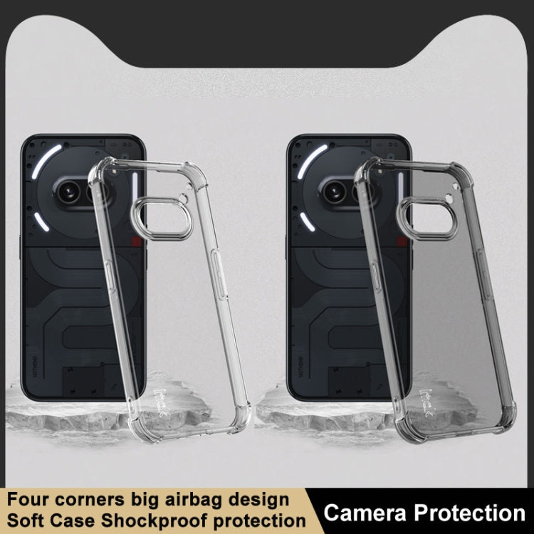 For Nothing Phone 2a 5G / 2a Plus imak Shockproof Airbag TPU Phone Case(Transparent) - More Brand by imak | Online Shopping South Africa | PMC Jewellery | Buy Now Pay Later Mobicred