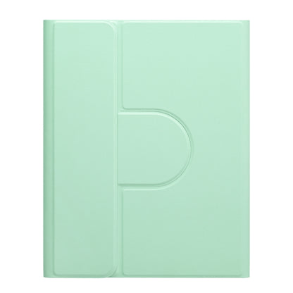 For iPad 10th Gen 10.9 2022 Square Button 360 Degree Rotatable Bluetooth Keyboard Leather Case(Mint Green) - Universal by PMC Jewellery | Online Shopping South Africa | PMC Jewellery