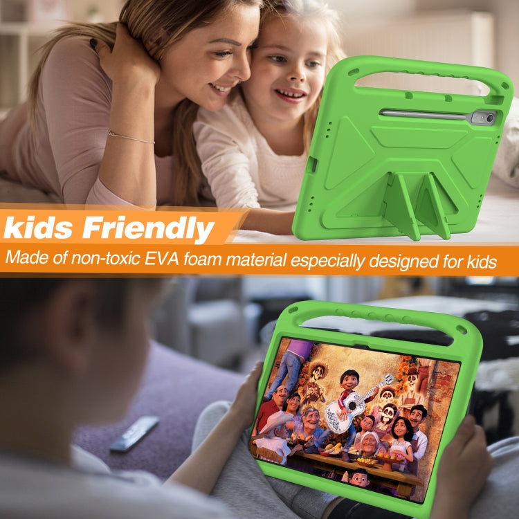 For Lenovo Tab P12 12.7 Handle Portable EVA Shockproof Tablet Case(Green) - free shipping - PMC TechLife - Order now!