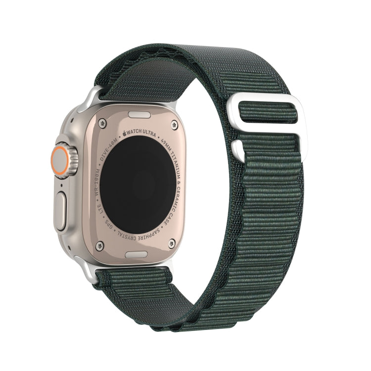 For Apple Watch SE 44mm DUX DUCIS GS Series Nylon Loop Watch Band(Green) - Watch Bands by DUX DUCIS | Online Shopping South Africa | PMC Jewellery | Buy Now Pay Later Mobicred