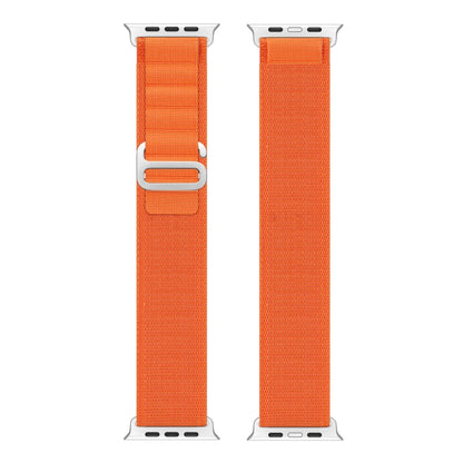 For Apple Watch Series 3 42mm DUX DUCIS GS Series Nylon Loop Watch Band(Orange) - Watch Bands by DUX DUCIS | Online Shopping South Africa | PMC Jewellery | Buy Now Pay Later Mobicred