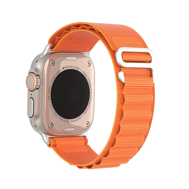 For Apple Watch SE 2023 40mm DUX DUCIS GS Series Nylon Loop Watch Band(Orange) - Watch Bands by DUX DUCIS | Online Shopping South Africa | PMC Jewellery | Buy Now Pay Later Mobicred