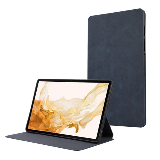 For Samsung Galaxy Tab S9 TPU Flip Tablet Protective Leather Case(Dark Blue) - Galaxy Tab S9 Cases by PMC Jewellery | Online Shopping South Africa | PMC Jewellery | Buy Now Pay Later Mobicred