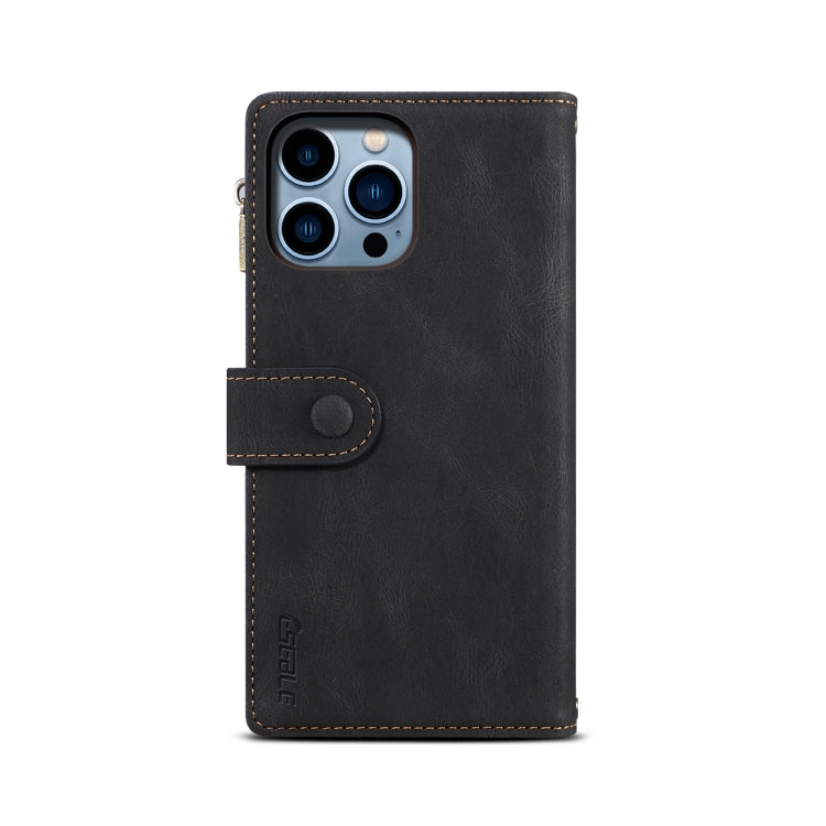 For iPhone 16 Pro Max ESEBLE Retro Frosted RFID Flip Leather Phone Case(Black) - iPhone 16 Pro Max Cases by ESEBLE | Online Shopping South Africa | PMC TechLife | Buy Now Pay Later Mobicred