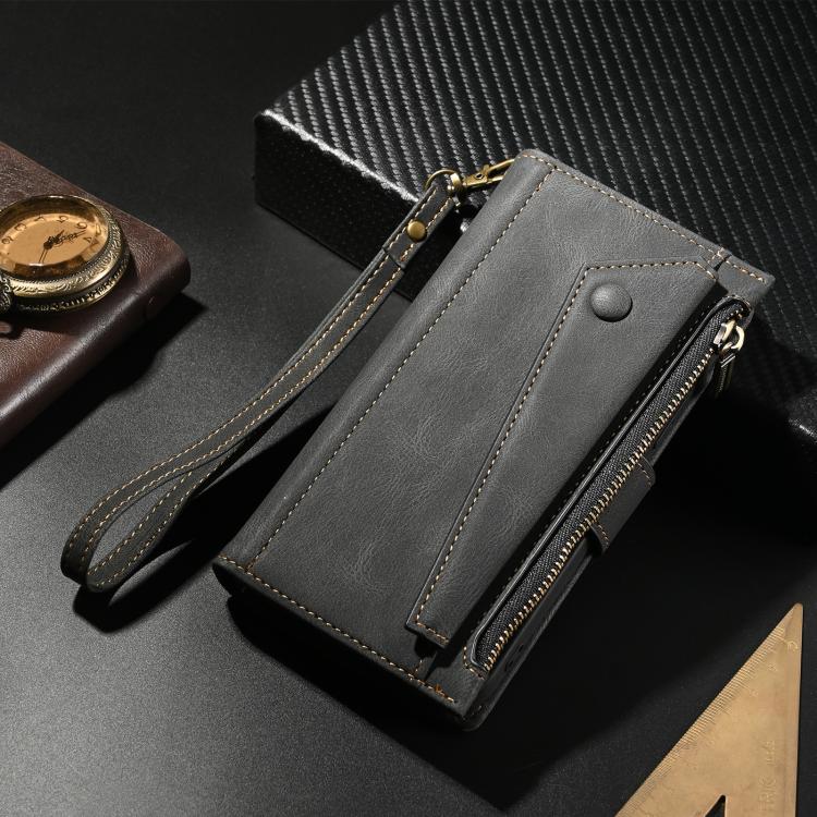 For iPhone 16e ESEBLE Retro Frosted RFID Flip Leather Phone Case(Black) - iPhone 16e Cases by ESEBLE | Online Shopping South Africa | PMC TechLife | Buy Now Pay Later Mobicred